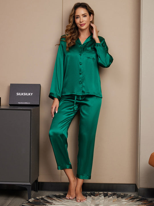 Alarice - Elegante Knop-Up Dames Pyjama Set