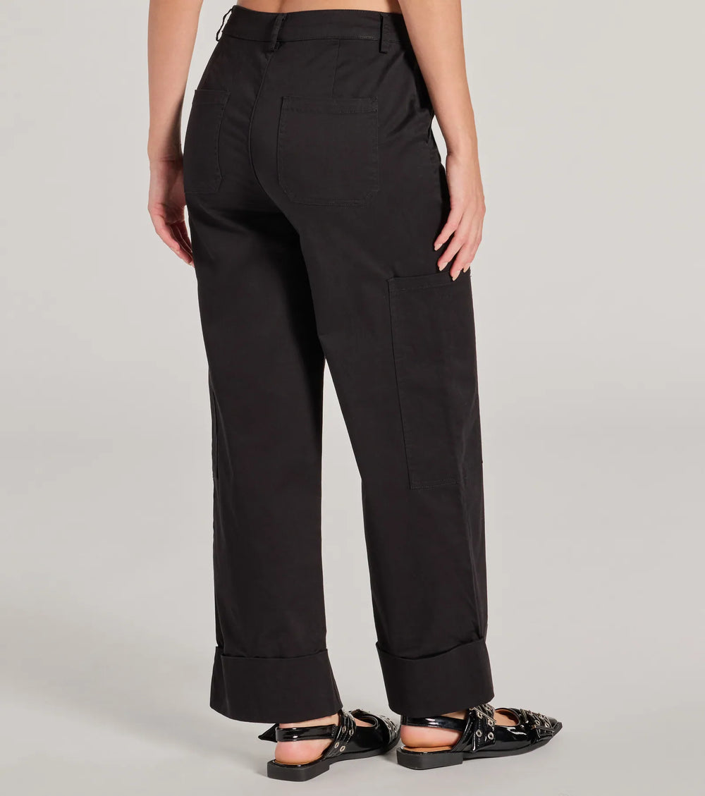 Weekend Trip Hoge Taille Cuffed Cargo Broek