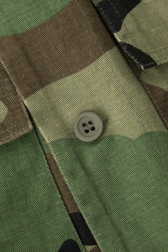 Winslet - Trendy Camo Crop Ruffle Dames T-shirt