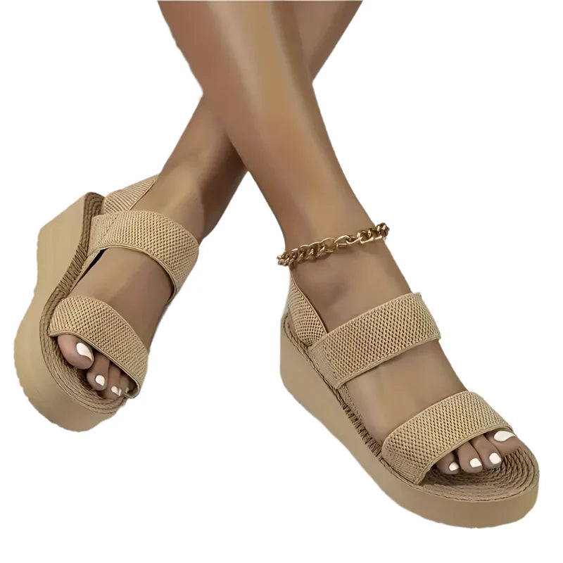 Aeliana - Comfortabele Wedge Design Dames Sandalen