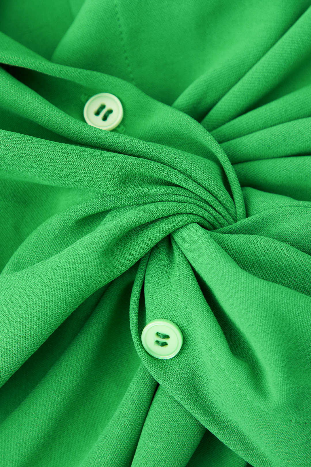 Viridis - Moderne Twist Stijl Dames Cropped Shirt