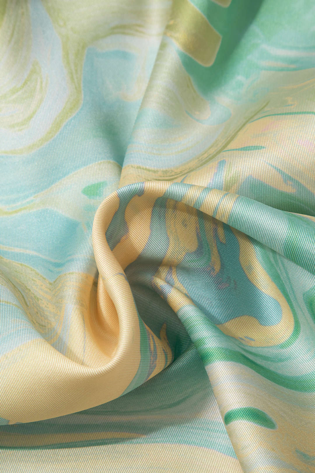 Wilderose - Elegante Marmerprint Dames Crop Shirt