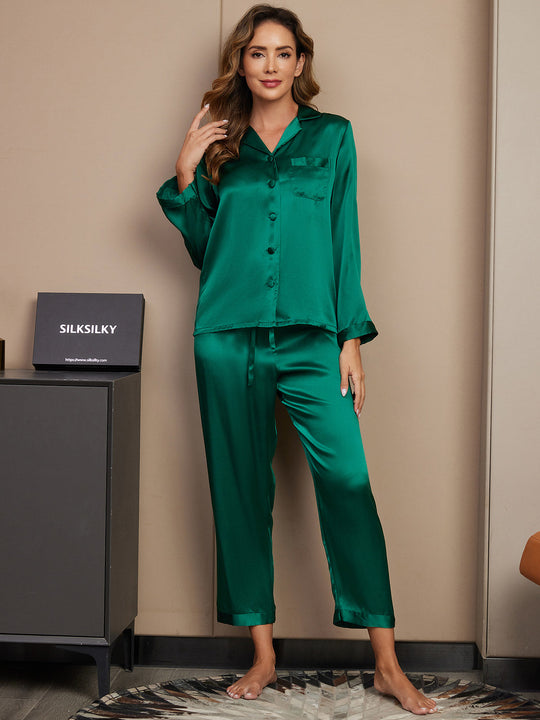 Alarice - Elegante Knop-Up Dames Pyjama Set