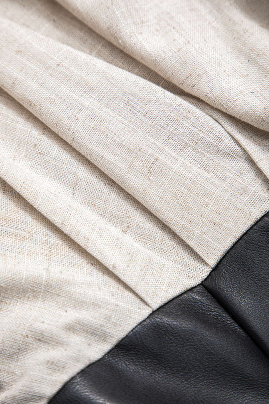 Ava - Stijlvol Patchwork Design Dames Langsleeve Shirt