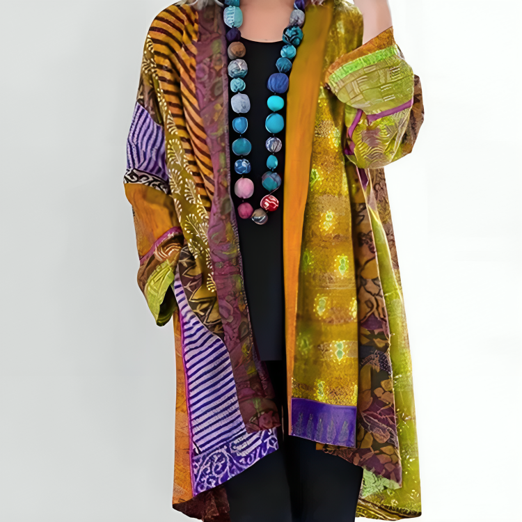 Mantelcape Dames – Elegante Oversized Jas met Kraag en Comfortabele Pasvorm