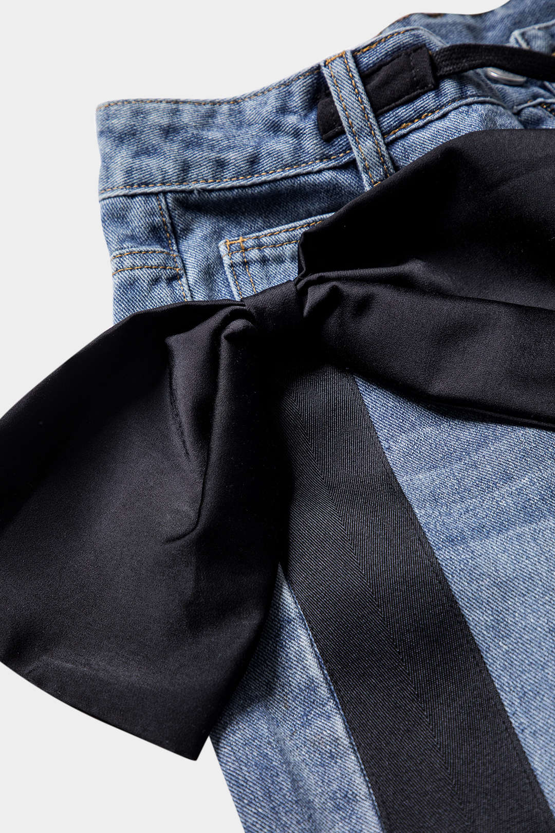 Vlinderstrik Patchwork Pocket Jeans