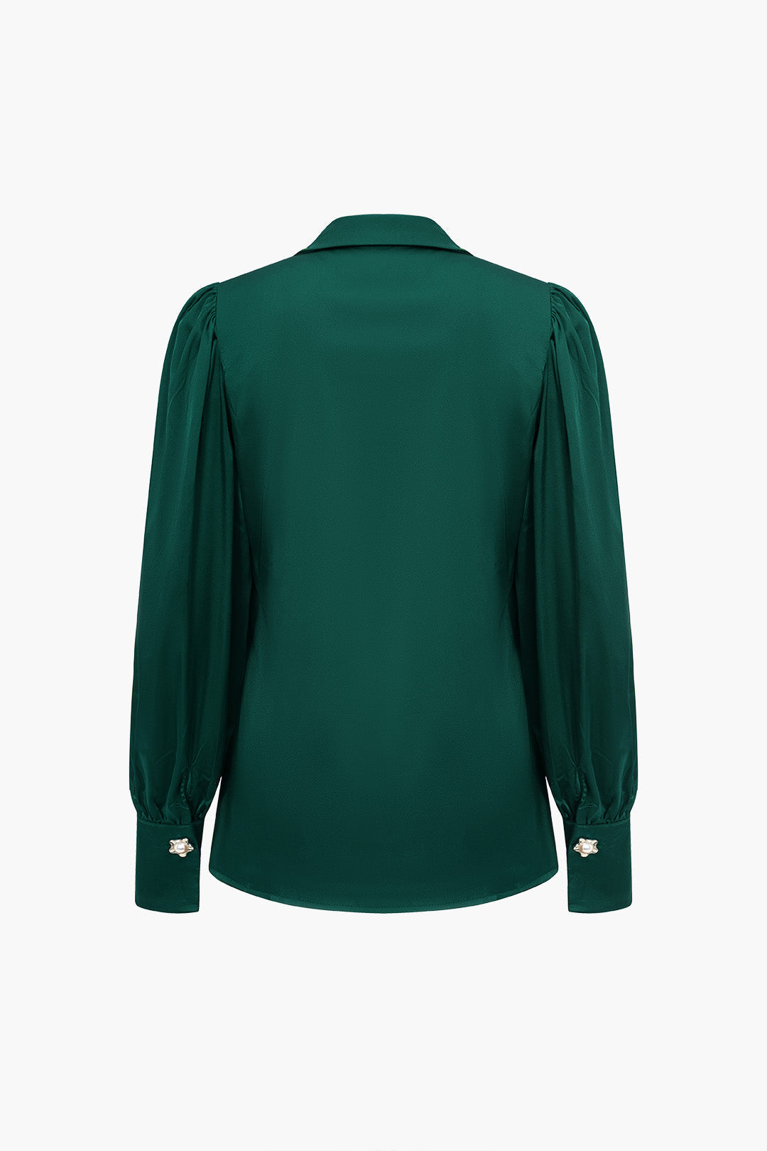 Yolanda - Glad Satijnen Comfort Vrouwen Langemouw Shirt