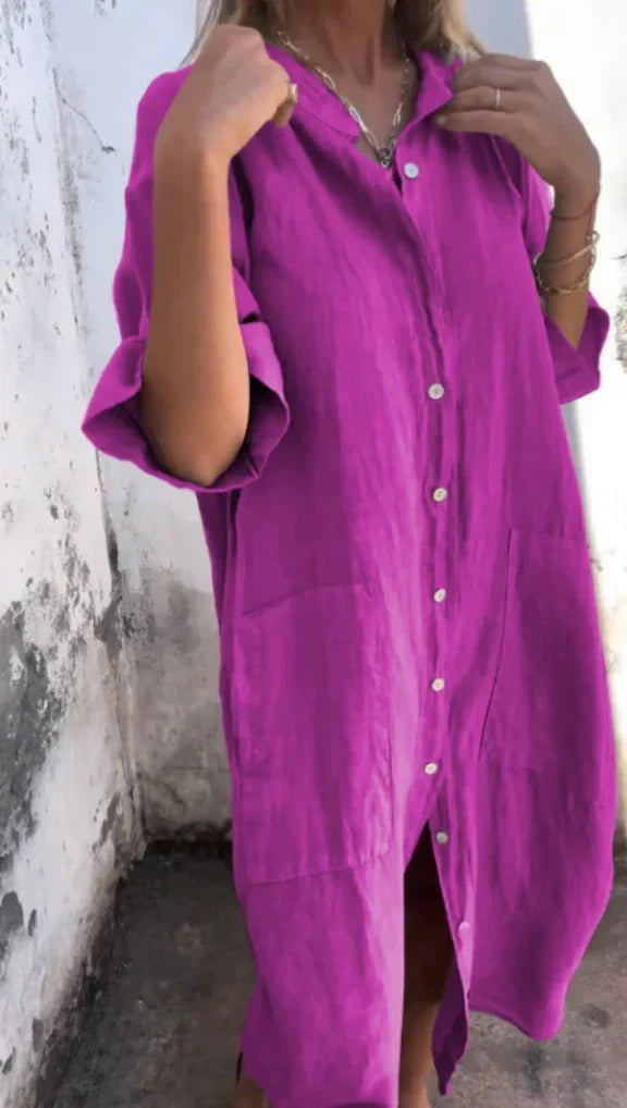 Ainsley - Moeiteloze Boho Elegantie Dames Zomerjurk