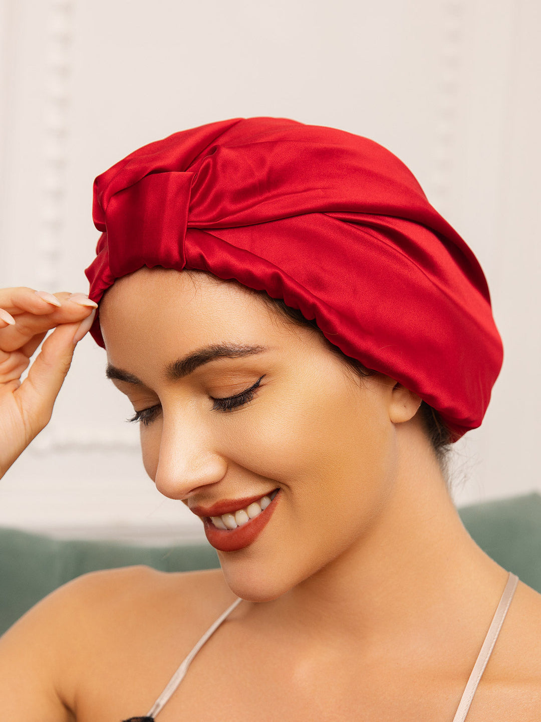 Adira - Comfort Stretch Satijnen Dames Nacht Turban