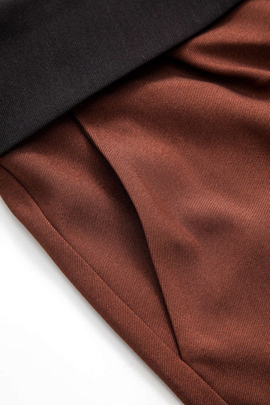 Amaryllis - Mode Hoge Taille Patchwork Broek voor Dames