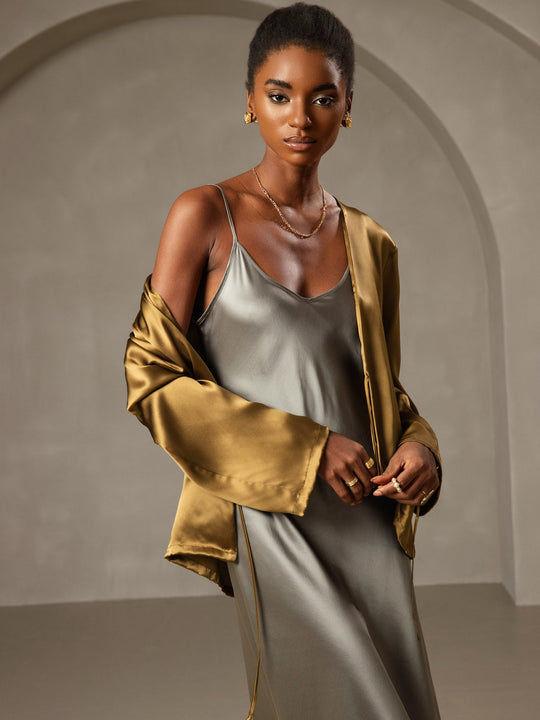 Anouk - Tijdloze Comfort Fit Dames Lange Nachthemd Jurk