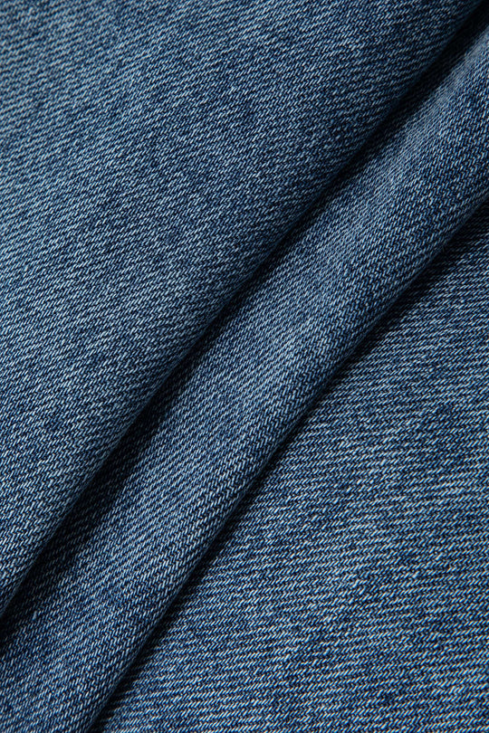 Vervaagde Pocket Denim Mini Rok