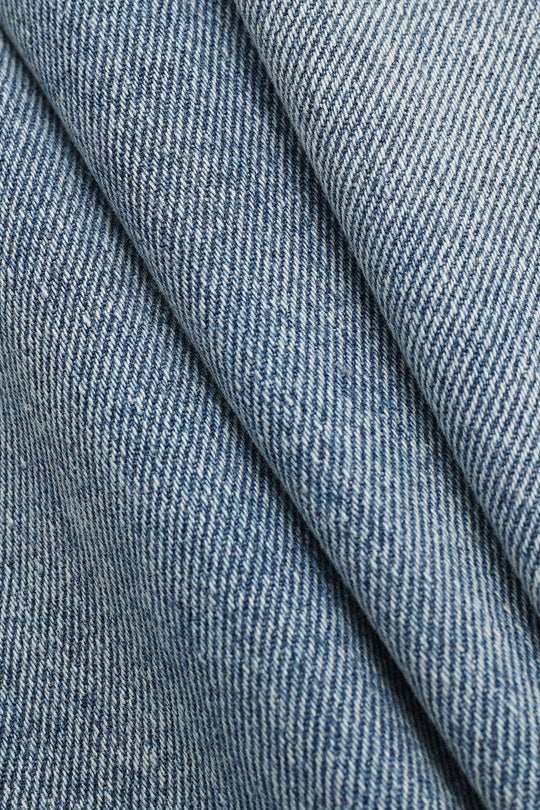 Asymmetrische Taille Rechte Jeans