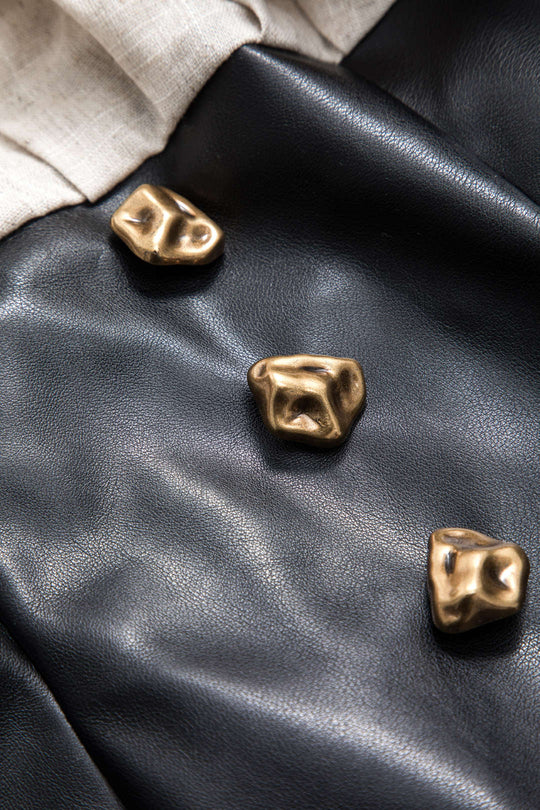 Ava - Stijlvol Patchwork Design Dames Langemouw Shirt