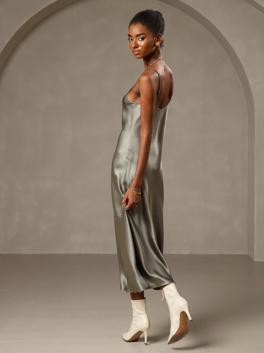 Anouk - Tijdloze Comfort Fit Dames Lange Nachthemd Jurk