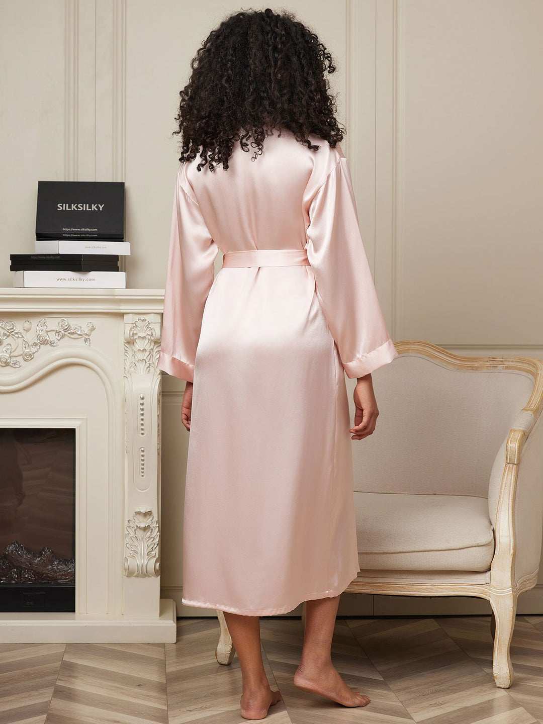 Ariella - Chique Draperende Silhouet Dames Badjas