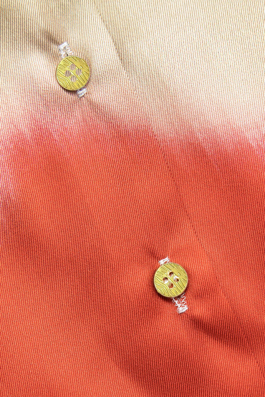 Xanthe - Strakke Satijnen Ombre Dames Langemouwen Shirt