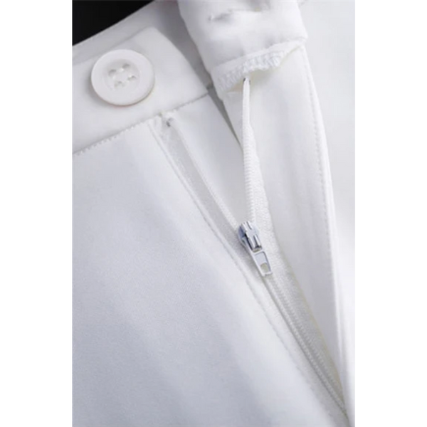 Anwen - Elegante Strakke Pasvorm Vrouwelijke Flared Broek