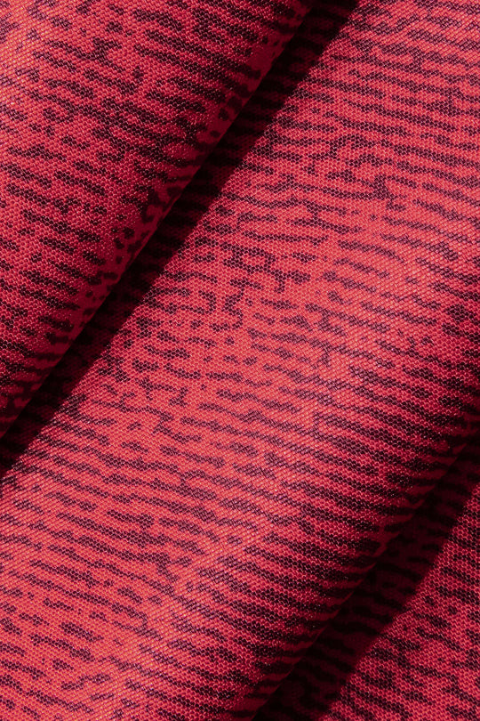 Yelena - Trendy Knoop Voorkant Gedrukt Dames Cropped Shirt