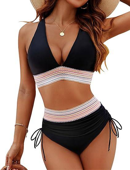 Beatrix - Elegante Hoge Taille Dames Bikini Set