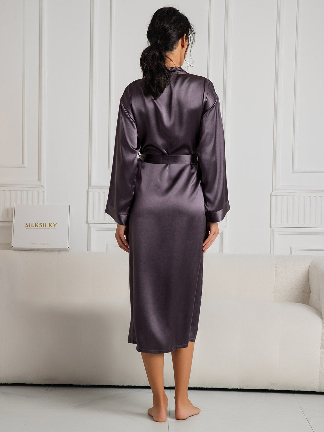 Ariella - Chique Draperende Silhouet Dames Badjas