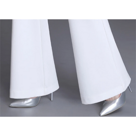 Anwen - Elegante Strakke Pasvorm Vrouwelijke Flared Broek