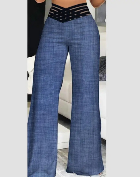 Anouk - Chic Hoge Taille Elegante Damesbroek