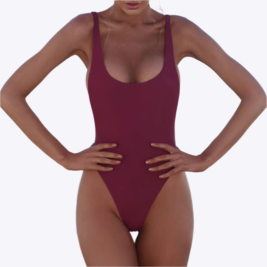 Alberta - Elegante Badpak voor Dames met Lage Rug