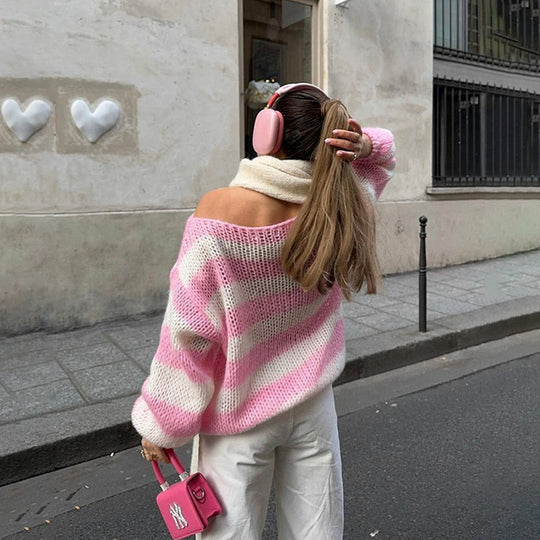 Aurora Gebreide Trui | Tijdloze Stijl en Comfort