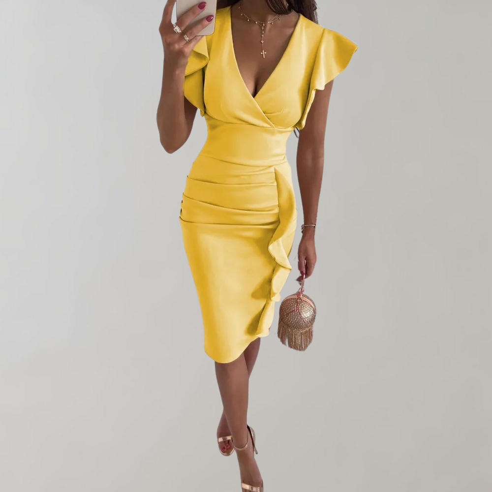 Yrsa - Zomerjurk met Bloemenpatroon