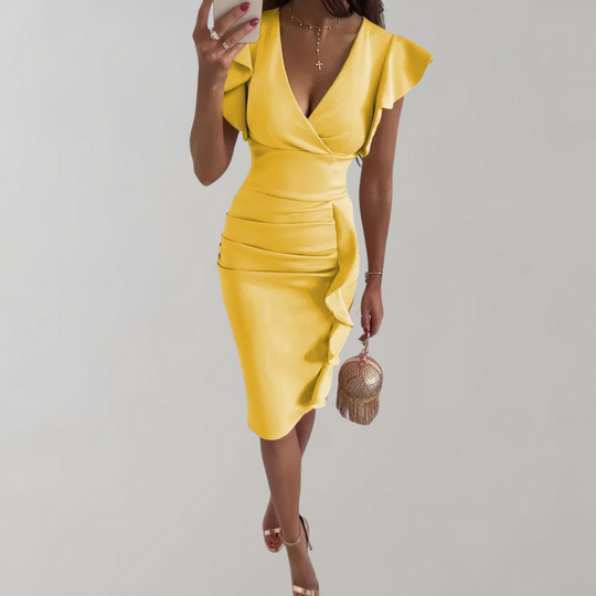 Yrsa - Zomerjurk met Bloemenpatroon