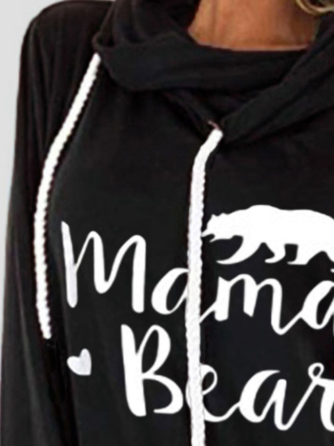 Trekkoord Letter Graphic Lange Mouwen Hoodie | Casual Hoodie met Trekkoord en Print