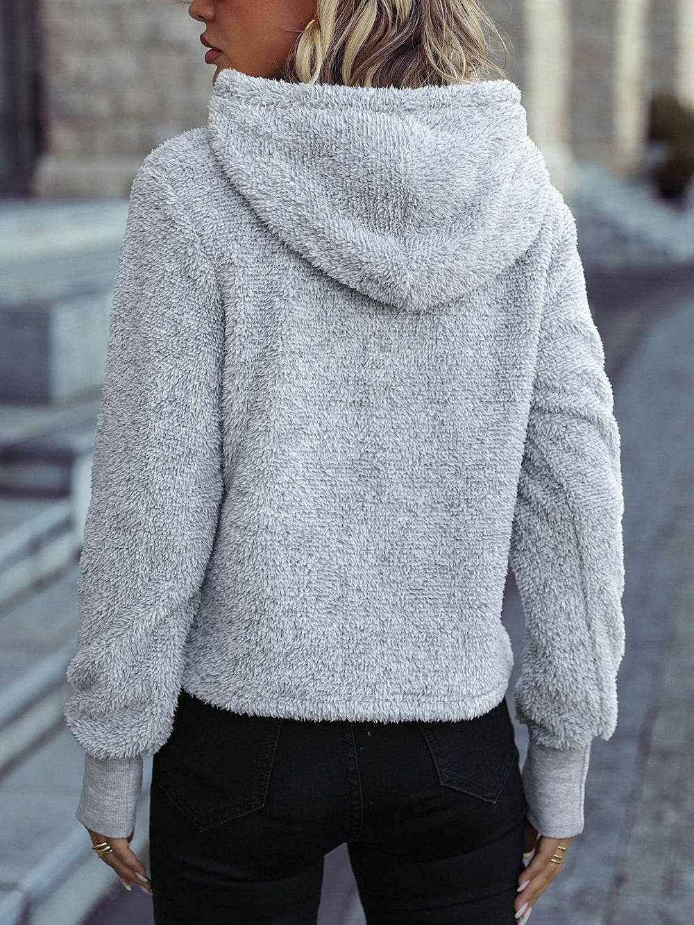 Teddy Hoodie met Koord | Superzachte Hoodie voor Ultiem Comfort
