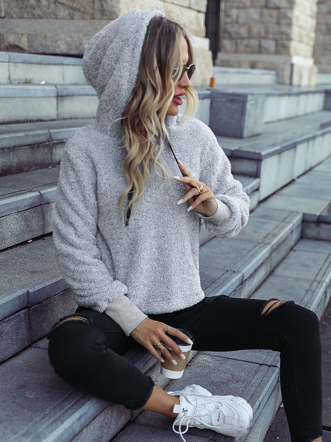 Teddy Hoodie met Koord | Superzachte Hoodie voor Ultiem Comfort