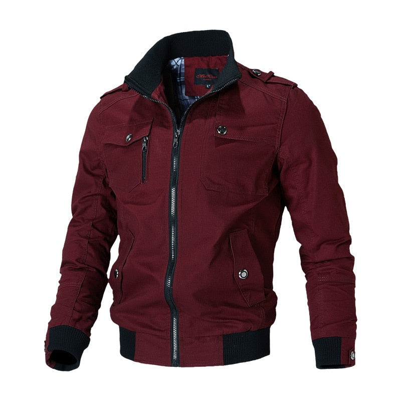 Aangesloten Jas met Voorzijde Sluiting voor Mannen | Ideaal voor Herfst en Winter