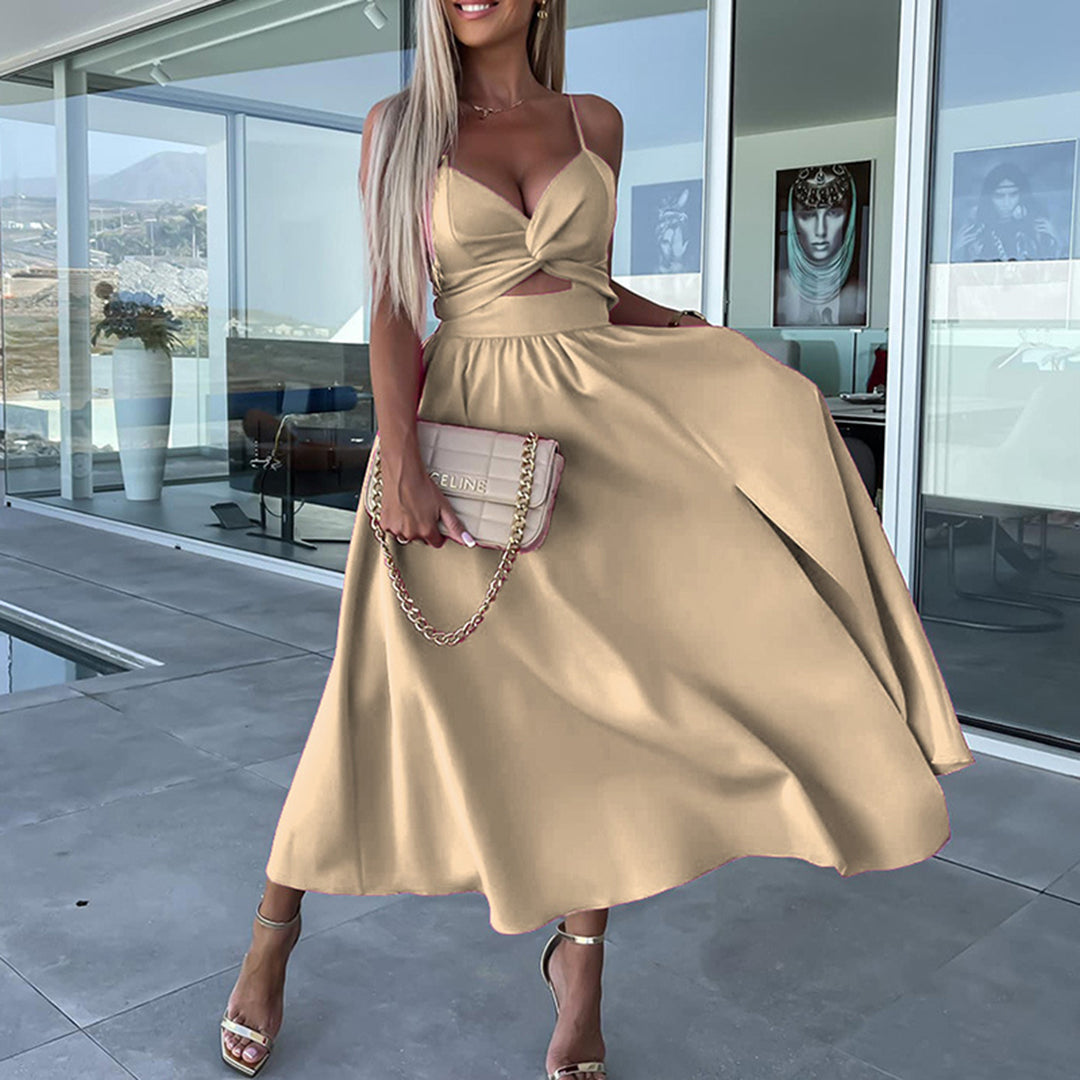 VITA - Stijlvolle Midi-Jurk