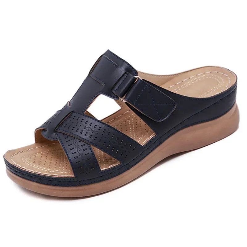 Orthopedische Leren Sandalen – Ademend en Comfortabel