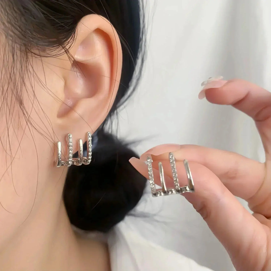 Ava - Elegante Open Ring Design Vrouwelijke Oorbellen