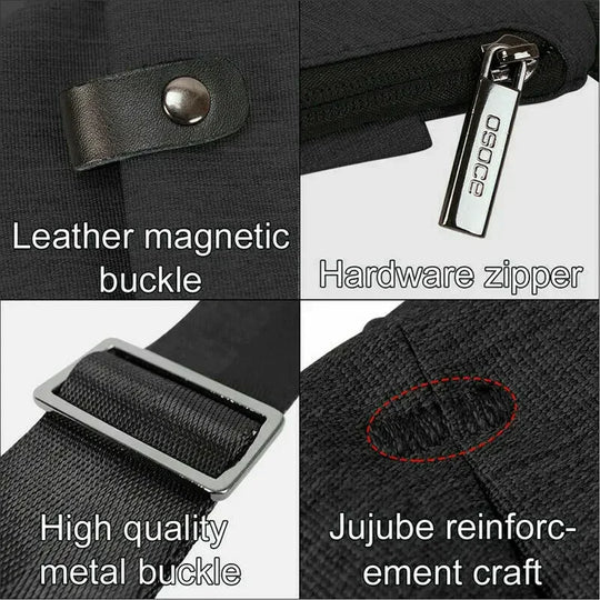 Anti-diefstal Sling Schoudertas | Waterdichte Crossbody Rugzak | Compacte Reistas voor Mannen en Vrouwen