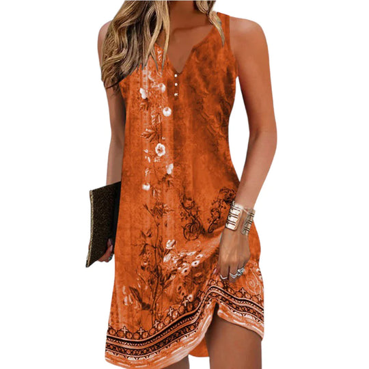 Zomerjurk met bloemenpatroon