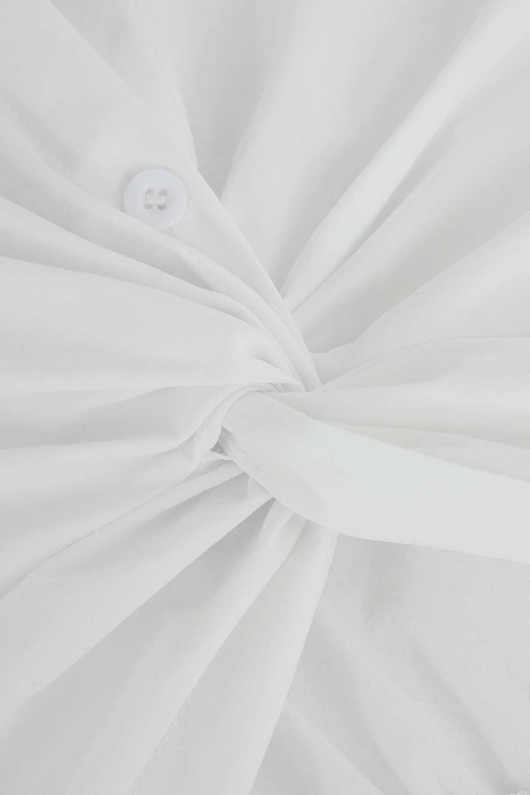 Viridis - Moderne Twist Stijl Dames Cropped Shirt