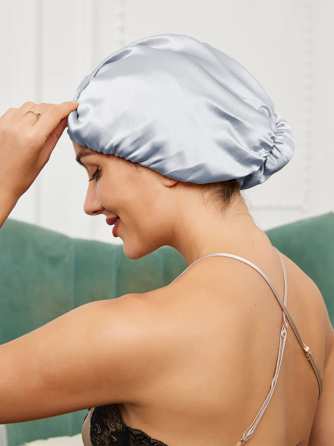 Adira - Comfort Stretch Satijnen Dames Nacht Turban
