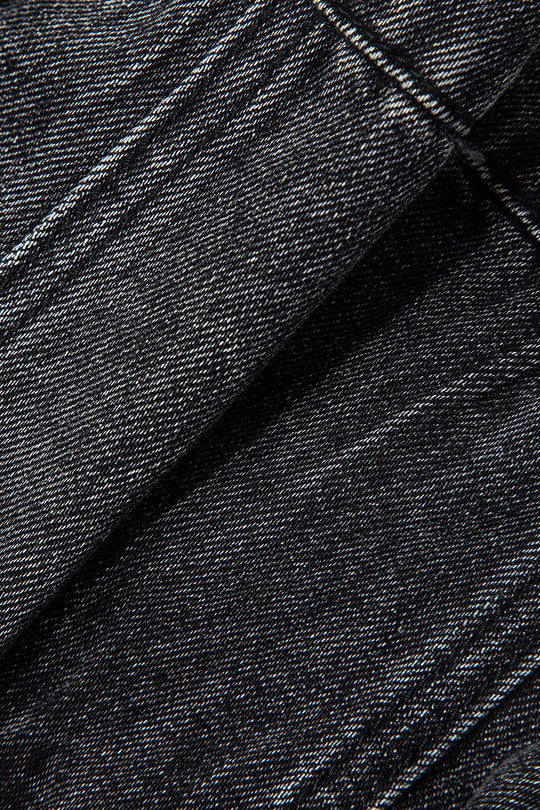 Asymmetrische Denim Tube Top