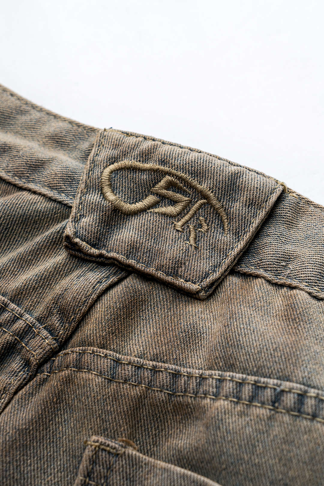 Vuil Denim Wijde Pijp Barrel Jeans