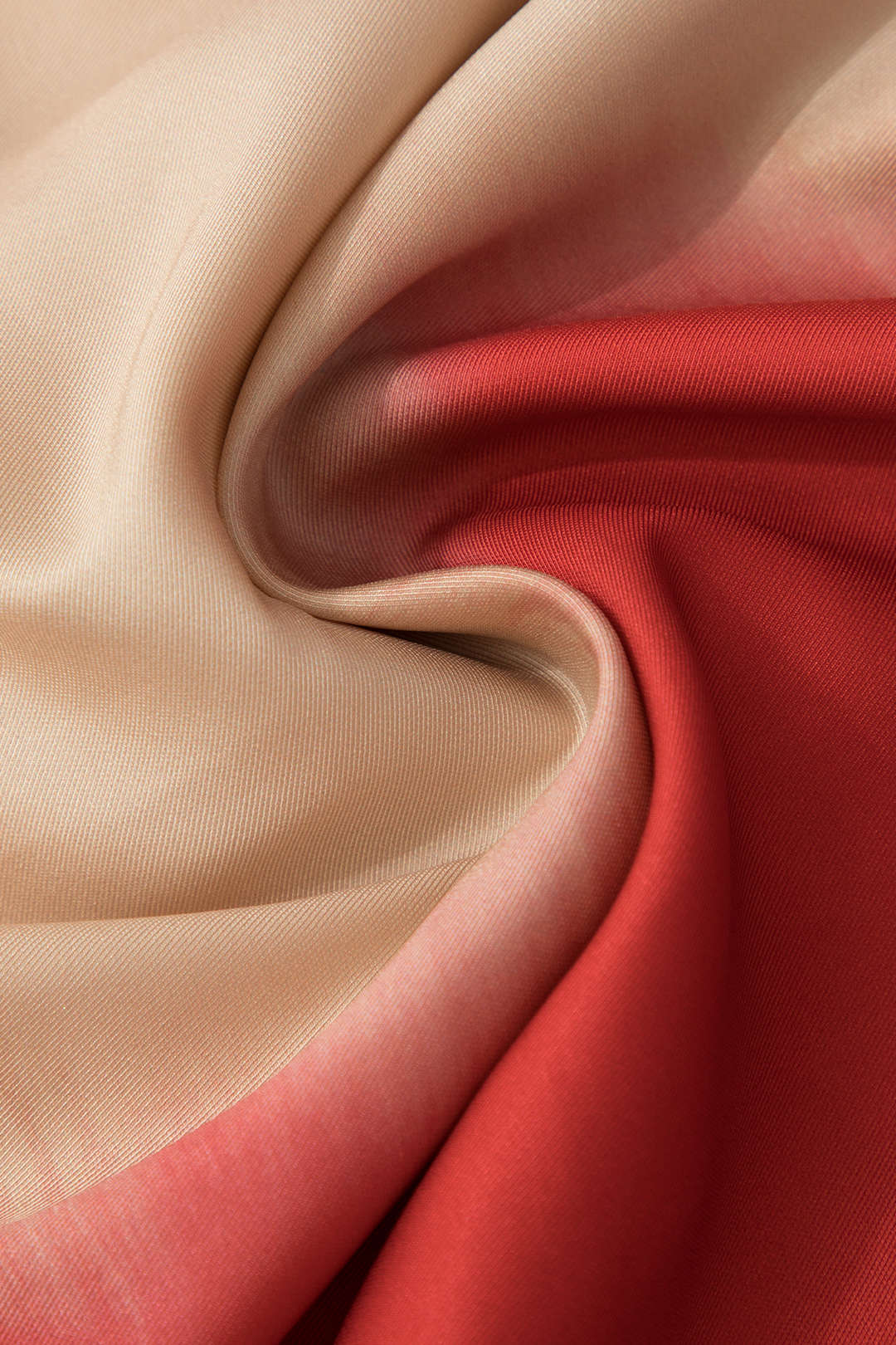 Xanthe - Strakke Satijnen Ombre Dames Langemouwen Shirt