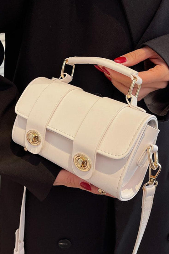 Beige Gouden Crossbody Mini Handtas