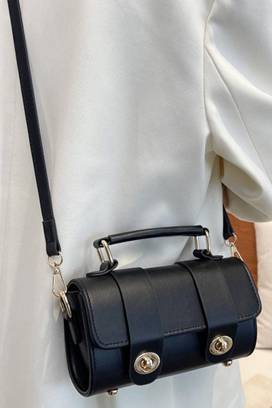 Zwarte Gouden Crossbody Mini Handtas