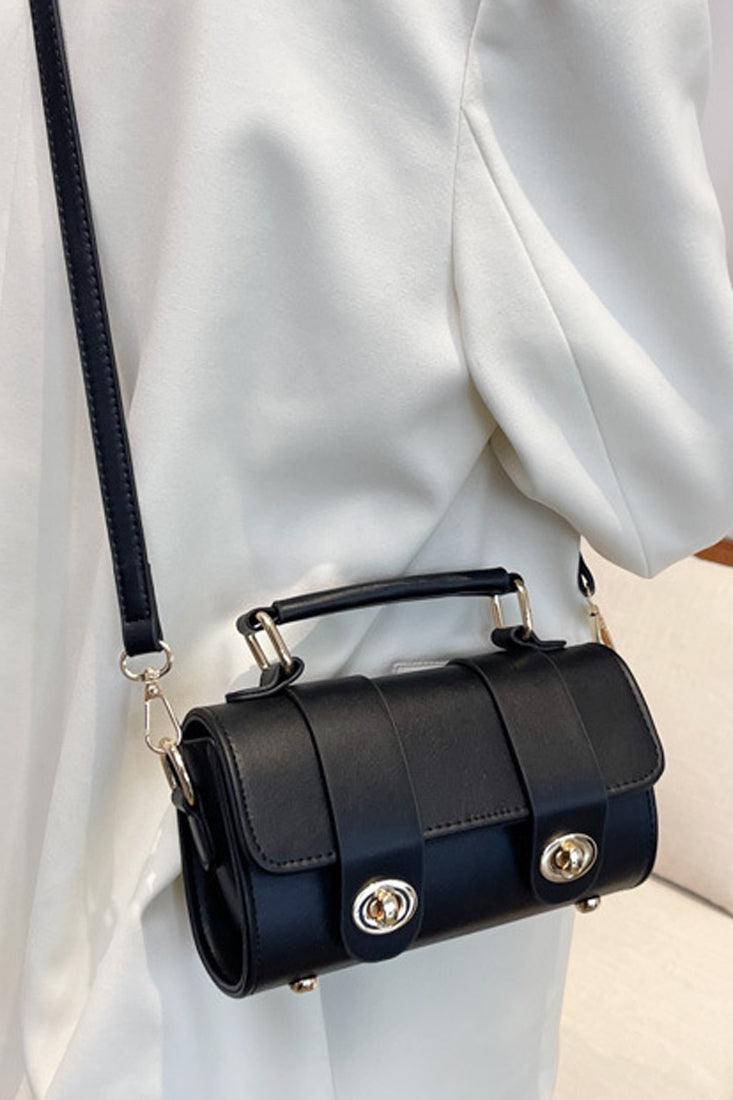 Zwarte Gouden Crossbody Mini Handtas