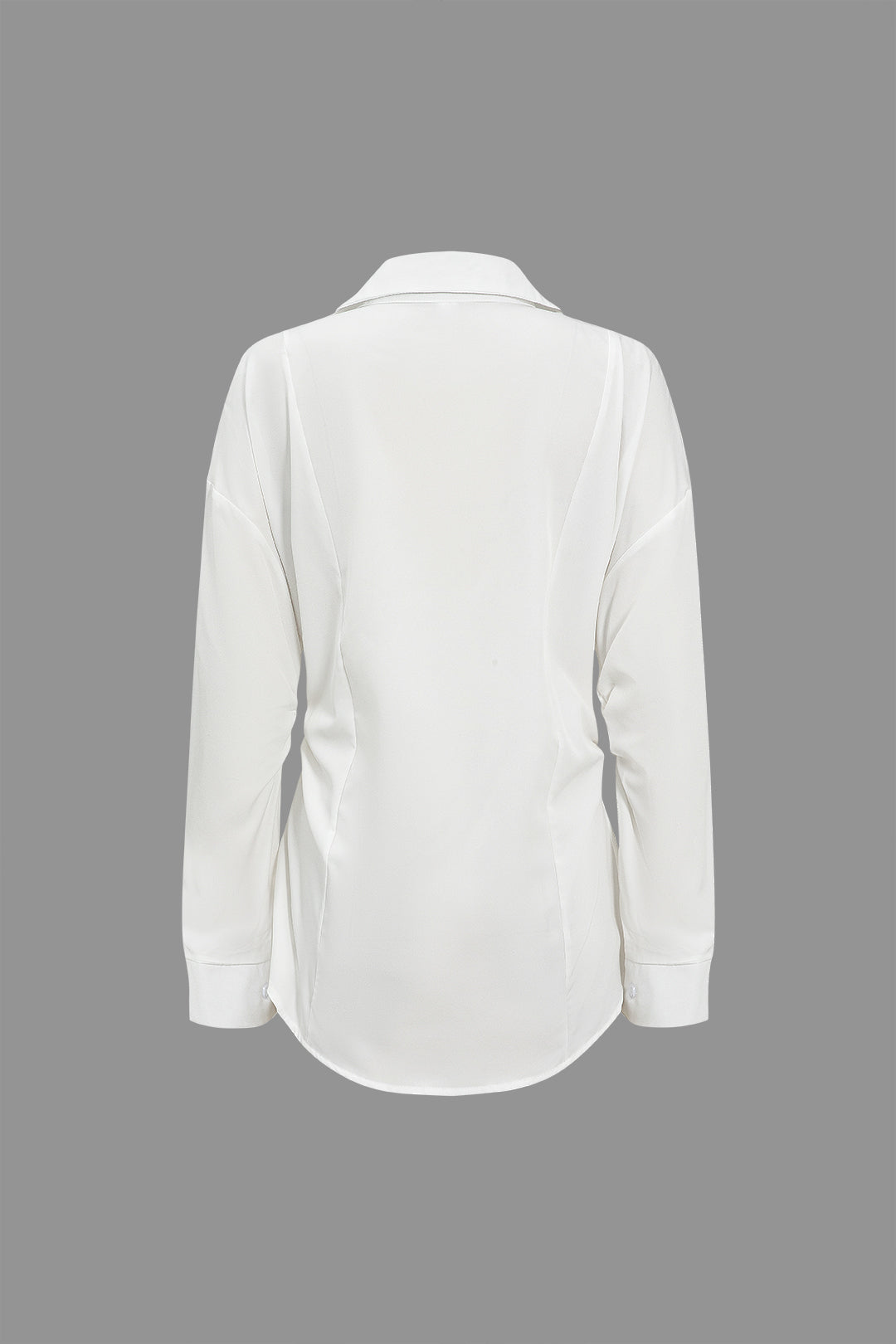 Virginia - Chic Knopen Voorzijde Dames Lange Mouwen Shirt