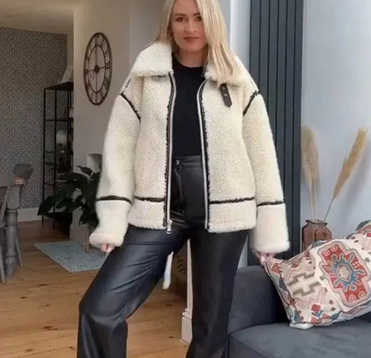 Ada - Elegante Relaxed Fit voor Winter Damesjas